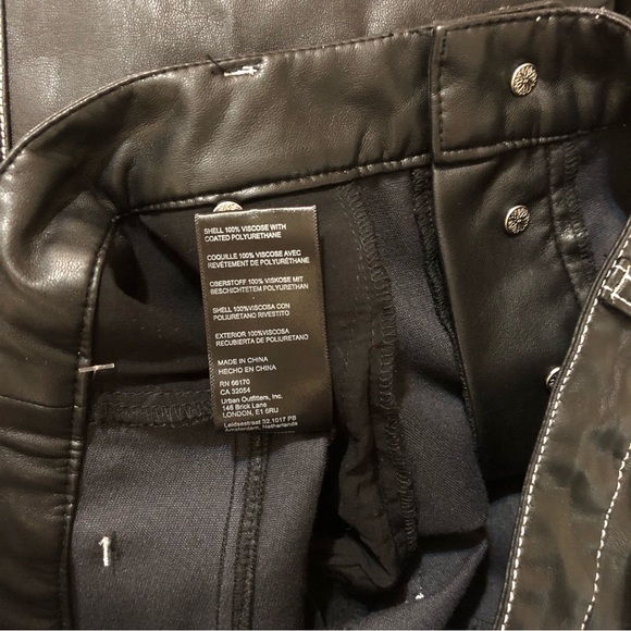 The It Factor vegan leather pants by We The Free from Free People in size 14 - Picture 14 of 15